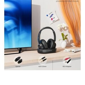 Levin Wireless Headphones with Charging Stand